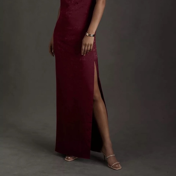 Fame and Partners Chrisley Jacquard Halter Dress - Picture 2 of 12